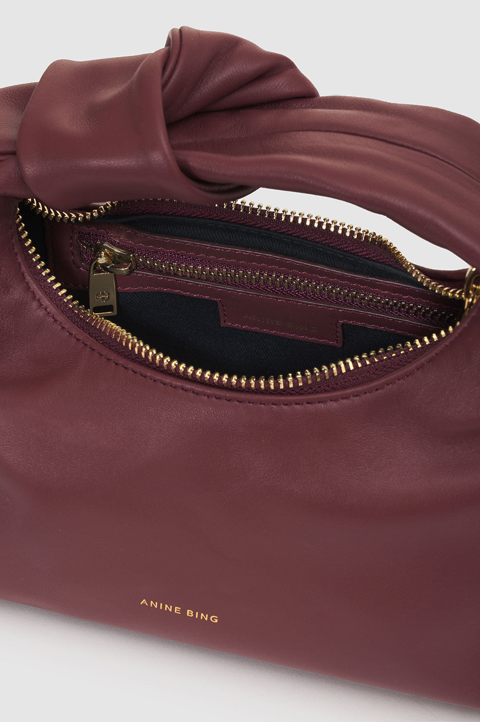 Anine Bing Mini Grace Bag Dark Cherry Atelerietheshop