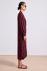 Apiece Apart Drippy Cardi Dress Mulberry