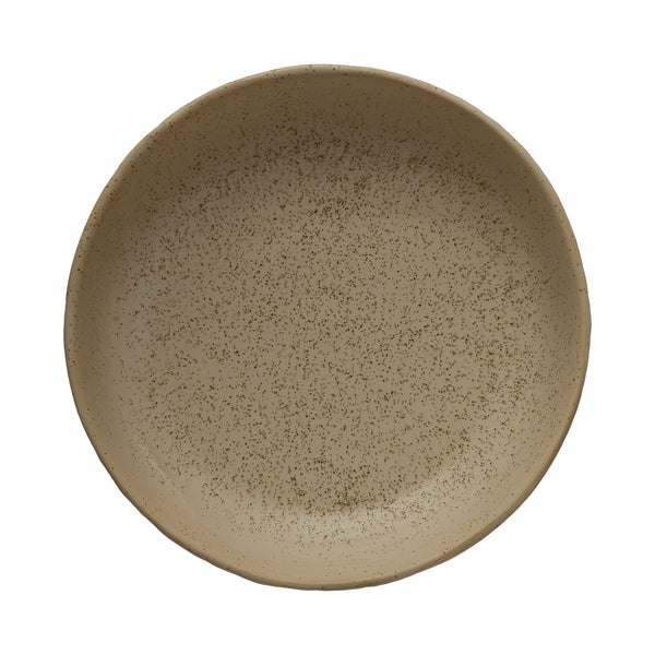 8-1/2" Round x 2-3/4"H Stoneware Bowl, Reactive Glaze