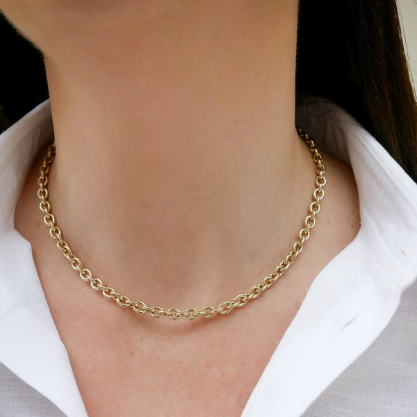EF Collection Sienna Chain Necklace - 16"