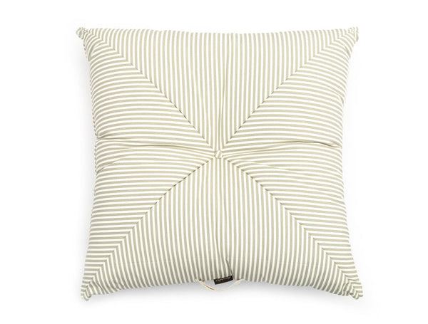 Business & Pleasure Floor Pillow - Laurens Sage Stripe