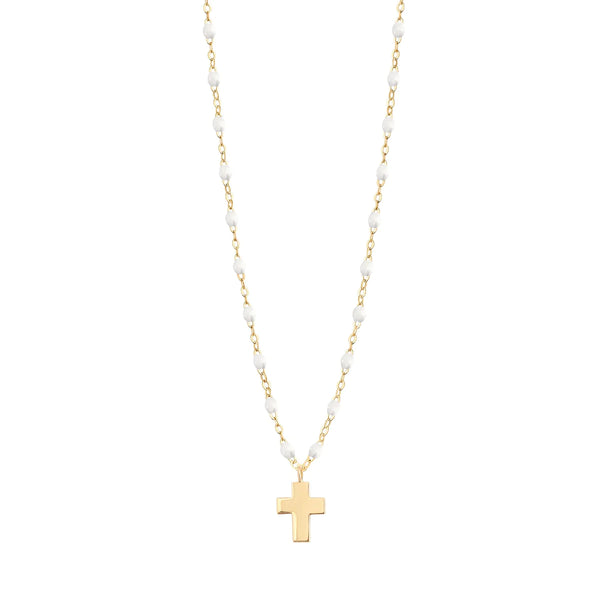 Gigi Clozeau Classic Cross Vintage Necklace 16.5"