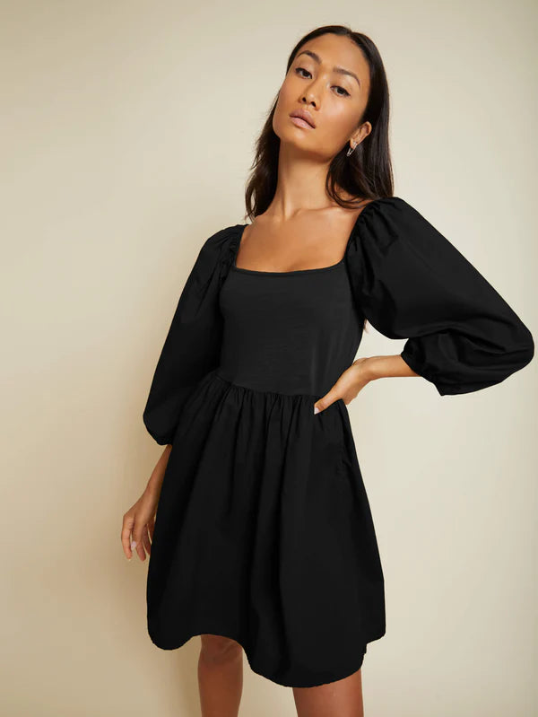 Nation Ltd Heddie Combo Babydoll Jet Black  Atelerietheshop