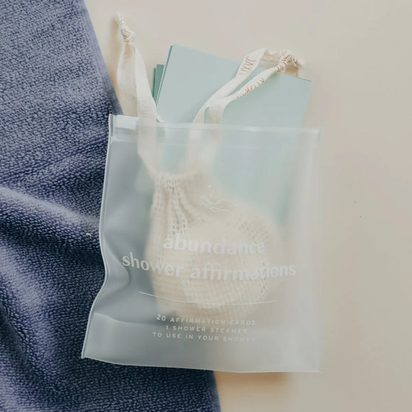 JaxKelly Shower Affirmations:Gift Set Abundance
