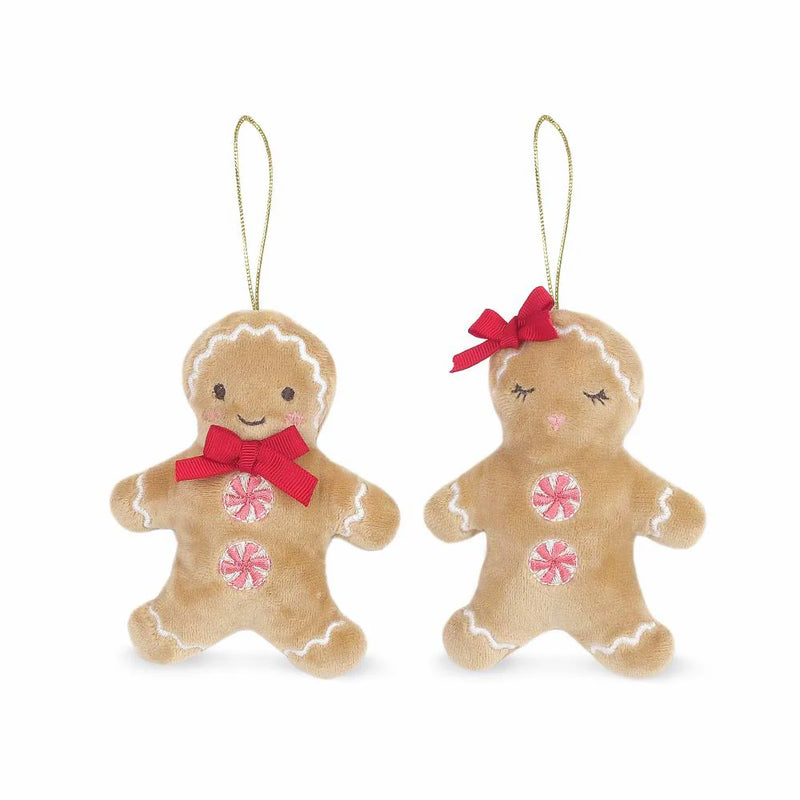 Mon Ami Gingerbread Couple Ornaments