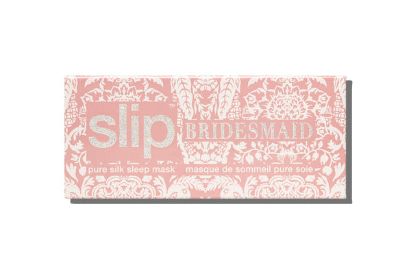 Slip slip silk sleep mask - bridesmaid