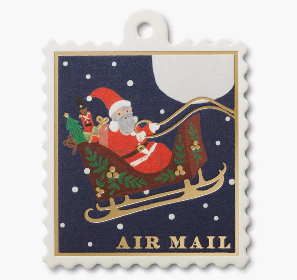 Rifle Paper Co. Pack of 8 Christmas Delivery Gift Tag