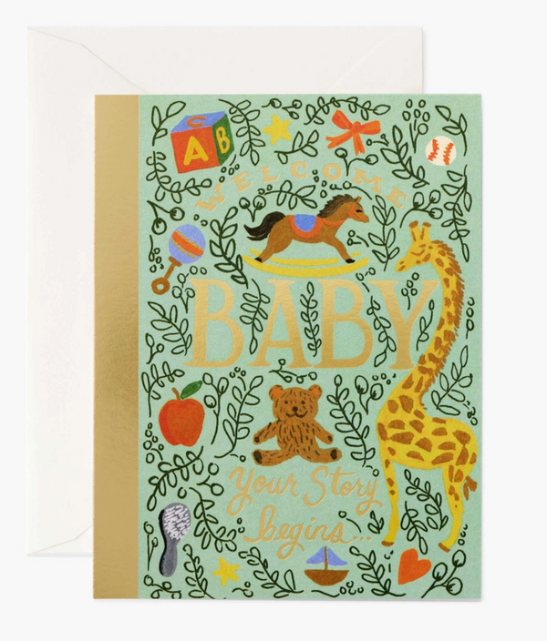 Rifle Paper Co. Storybook Baby Card