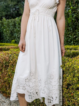 Cleobella Allegra Midi Dress Ivory