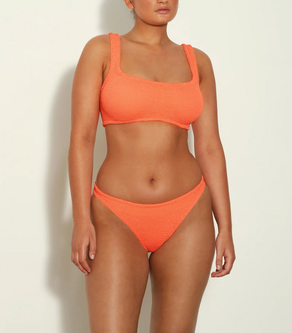 Hunza Xandra Bikini M Crinkle Orange