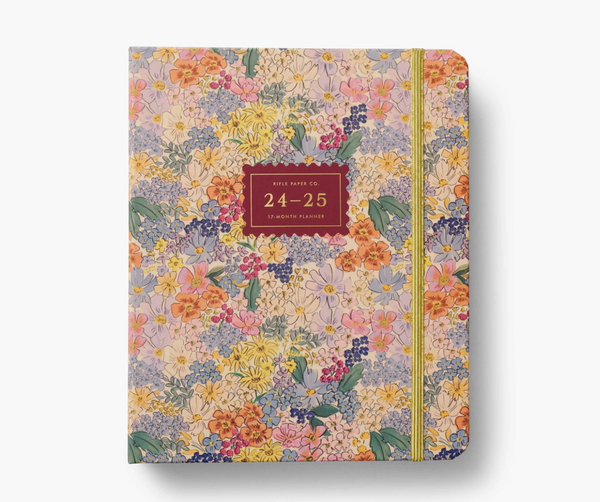 Rifle Paper Co. 2025 Mimi 17-Month Academic Covered Spiral Planner