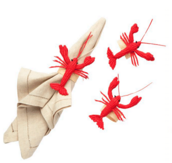 MYTO Design Ritual Lobster napkin ring Red