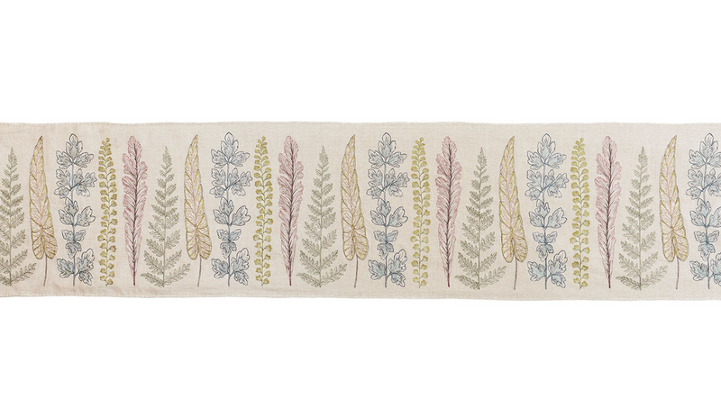 Coral & Tusk Plants Table Runner 91" × 18"