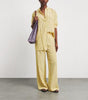 Staud Stroll Silk Pant Monday Stripe
