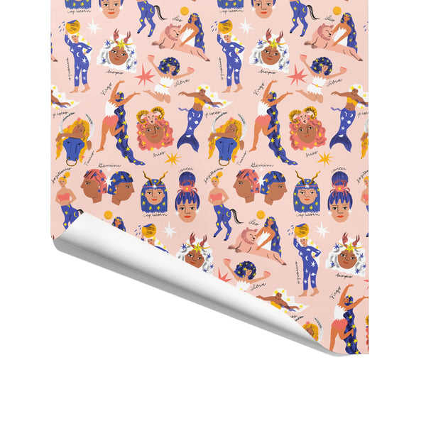 Carolyn Suzuki Studio Astro Femmes - Single Sheet Gift Wrap