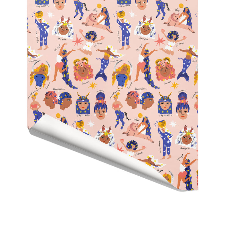 Carolyn Suzuki Studio Astro Femmes - Single Sheet Gift Wrap