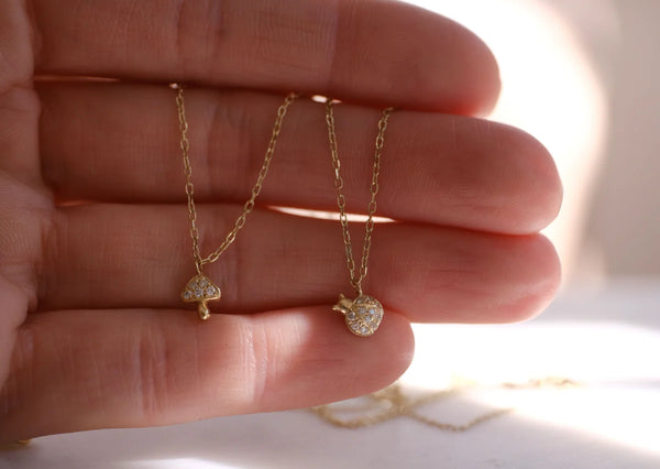 Gjenmi Jewelry Wild Times Mushroom Necklace