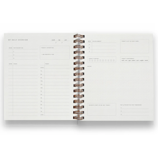 Ramona & Ruth Daily Overview Planner in Light Sage