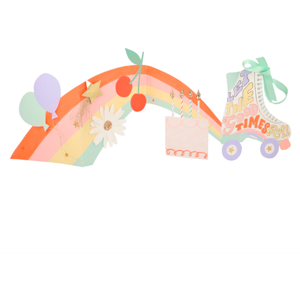 Meri Meri Roller Skate Concertina Card