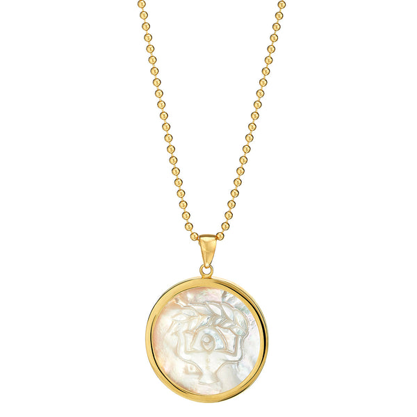 Zodiac Mother of Pearl Pendant