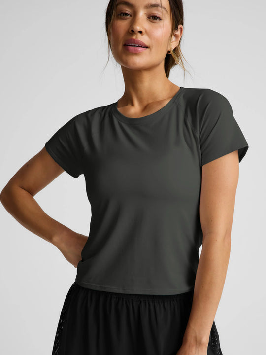 Beyond Yoga Breezeweight Active Short Sleeve Tee Slate Green