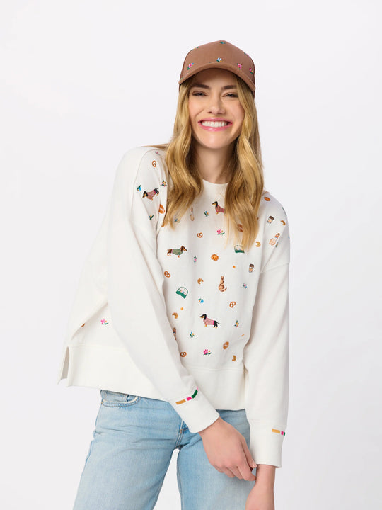 Shiraleah Fall Icons Relaxed Sweatshirt