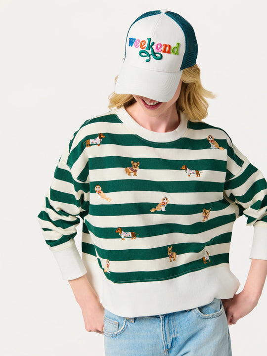 Shiraleah Doggies Relaxed Sweatshirt