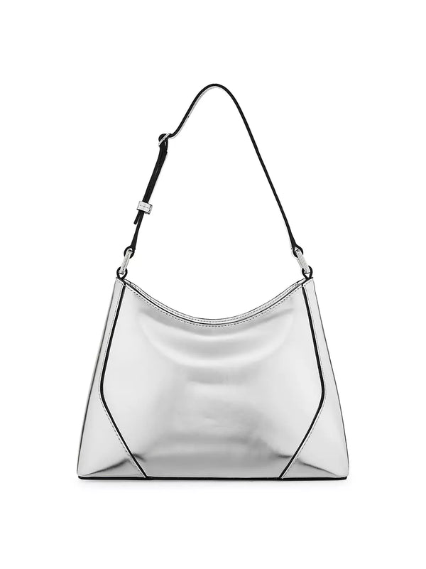 Staud Linda Shoulder Bag Chrome