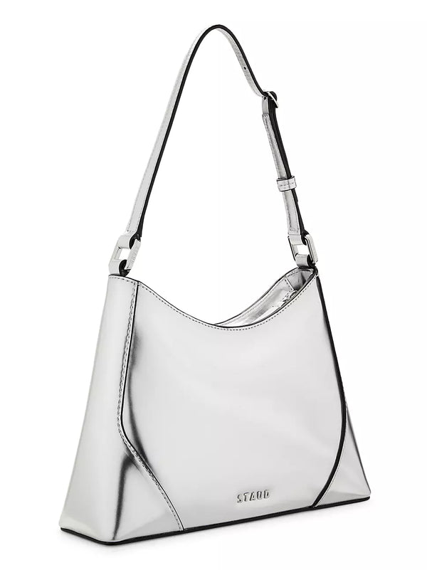 Staud Linda Shoulder Bag Chrome