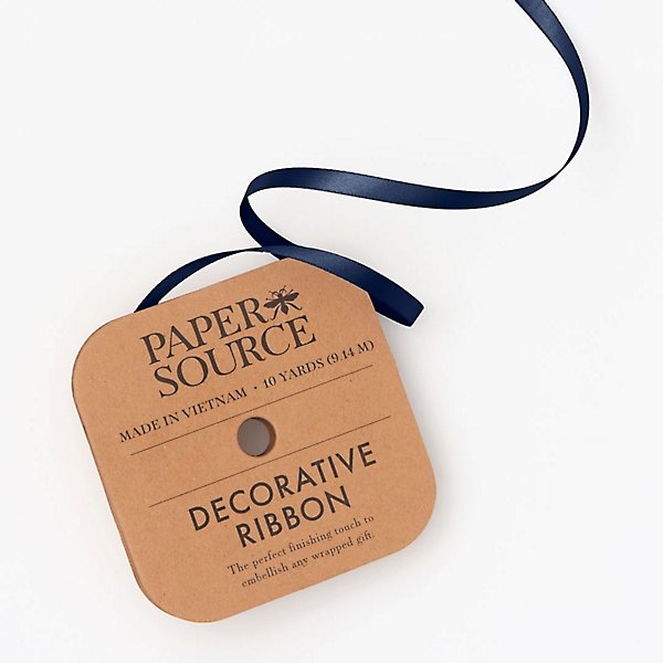 Waste Not Paper Co. Night Satin Skinny Ribbon – Atelerietheshop