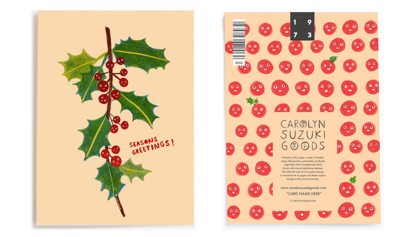 Carolyn Suzuki Goods Holly Faces