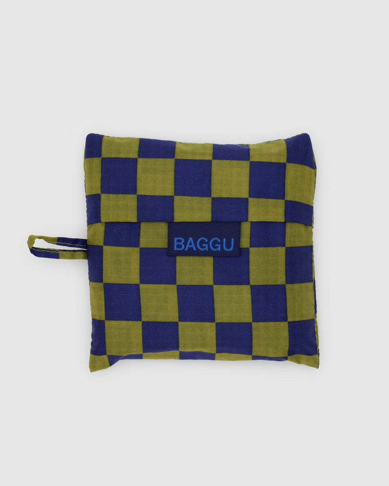 Baggu Standard Baggu - Pear Navy Check