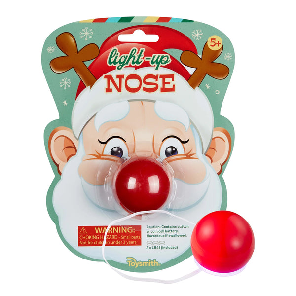 Toy Smith Light Up Santa Nose