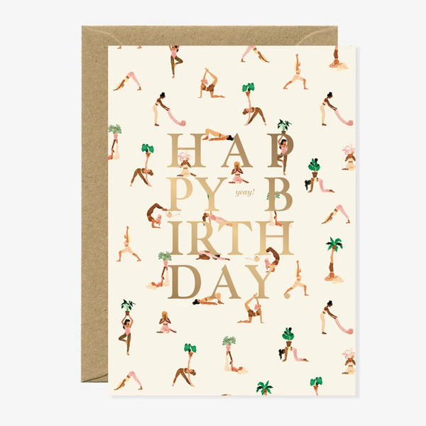 All The Ways to say. Gold HBDAY yoga