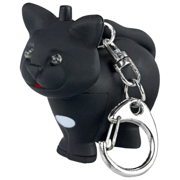 Kikkerland Cat Led Keychain Carded/Cdu