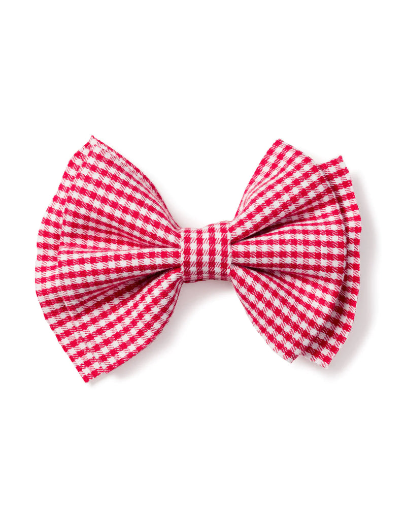 Petite Plume Red Mini Gingham Hair Bows