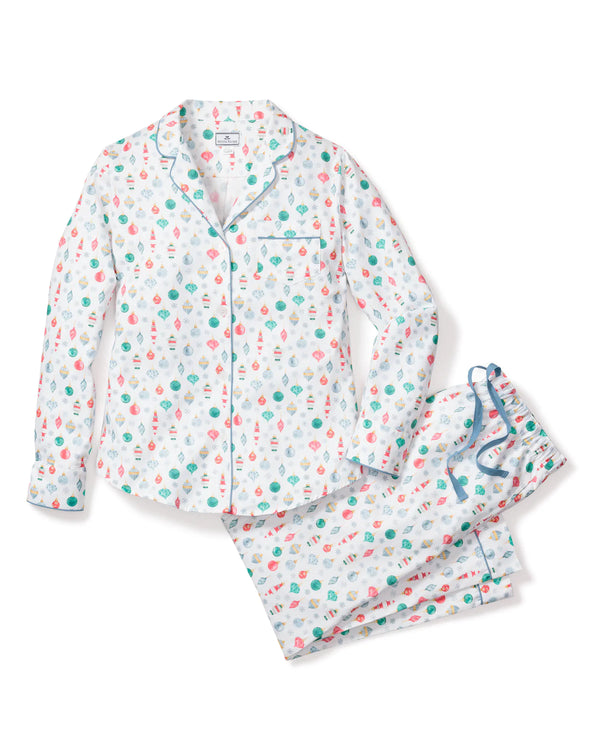 Petite Plume Women's Vintage Ornaments Pajama Set