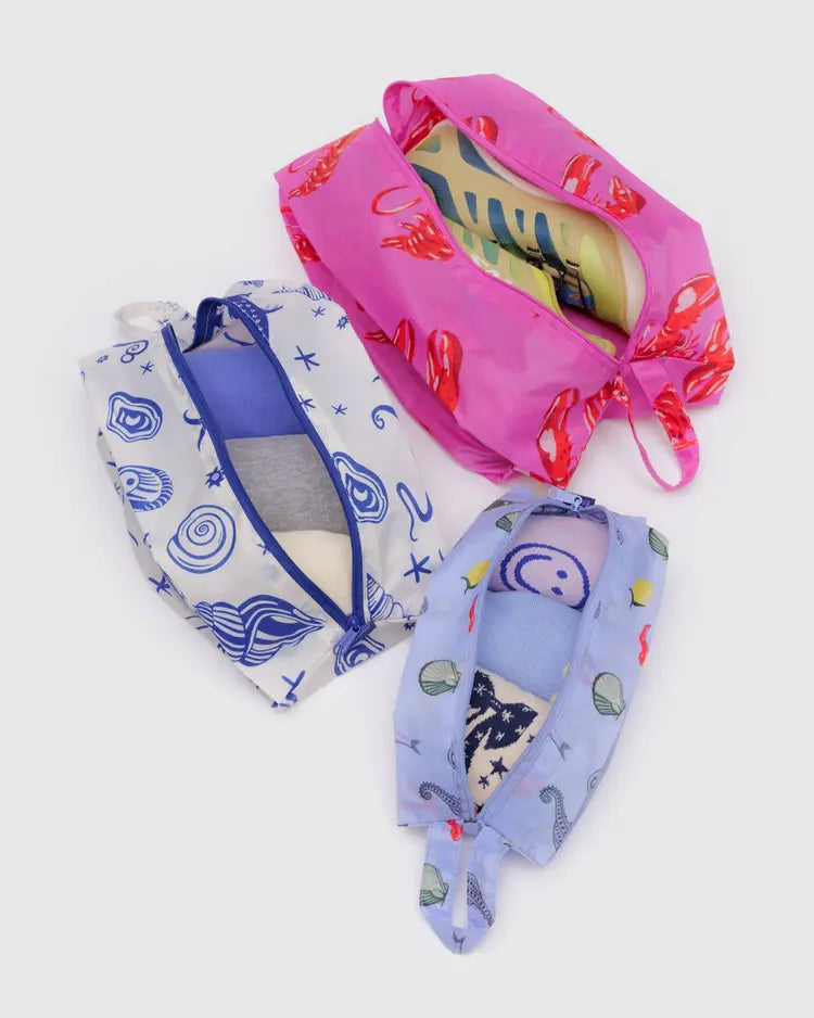 Baggu 3D Zip Set - Sea Creatures