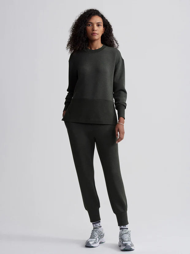Varley The Slim Cuff Pant 25 Olive Marl