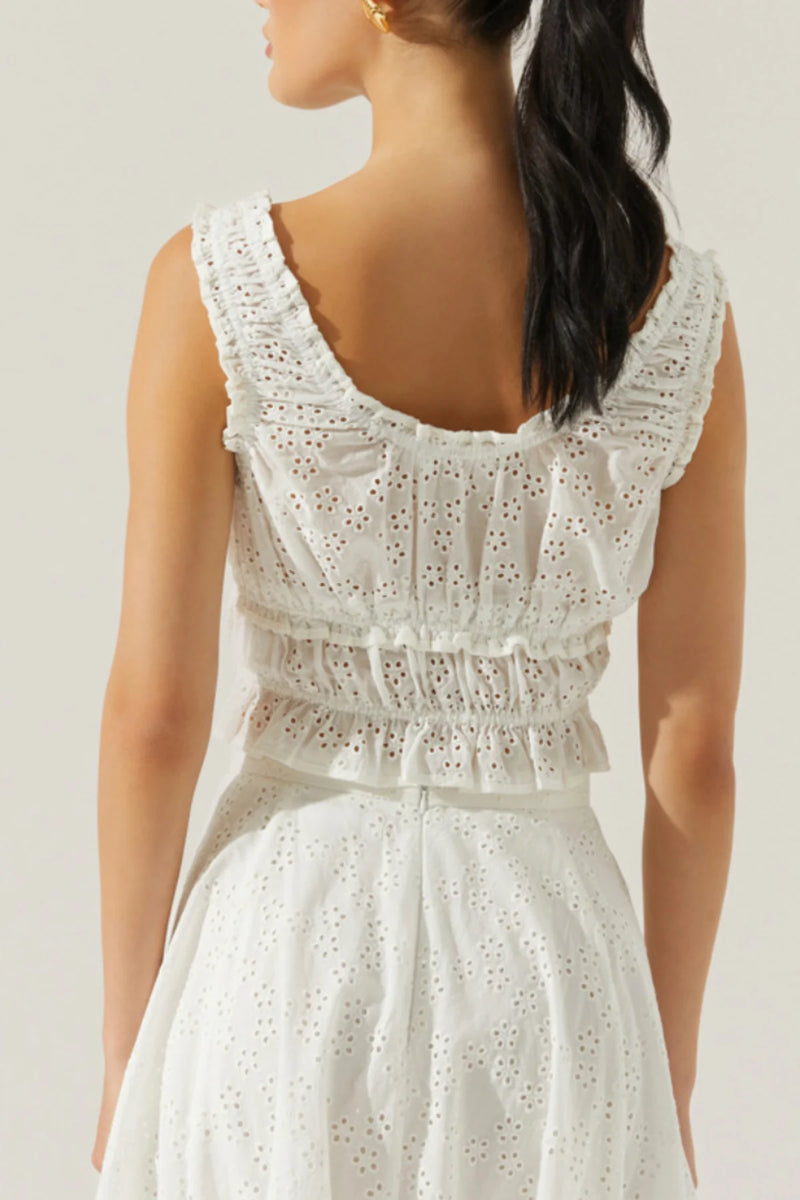 Astr The Label Kissel Top White