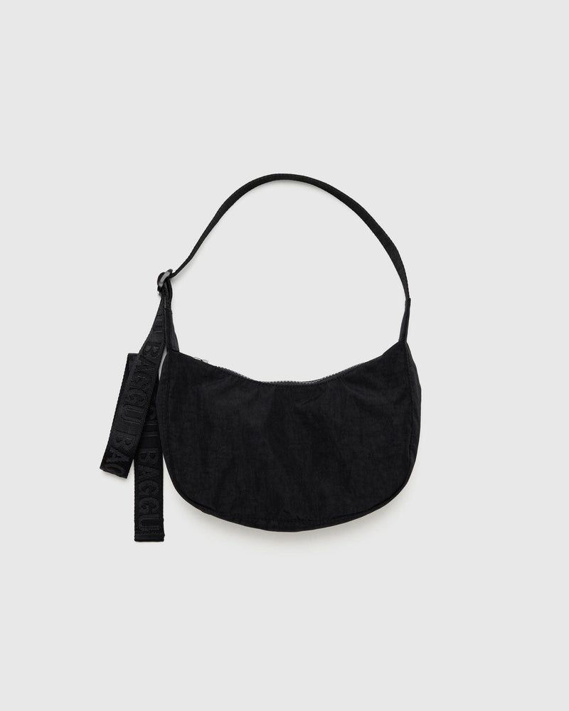 Baggu Small Nylon Crescent Bag - Black