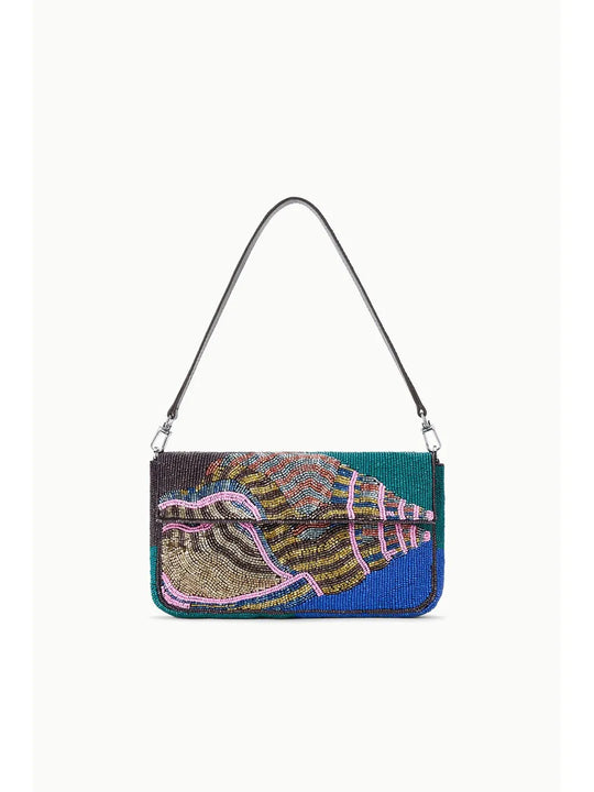 Staud Timmy Convertible Shoulder Bag Conch Shell