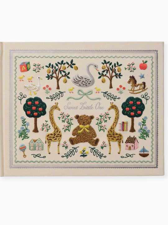 Rifle Paper Co. Storybook Embroidered Baby Book