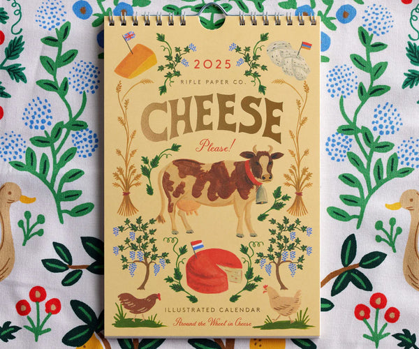 Rifle Paper Co. 2025 Cheese Kitchen Calendar (6x9)