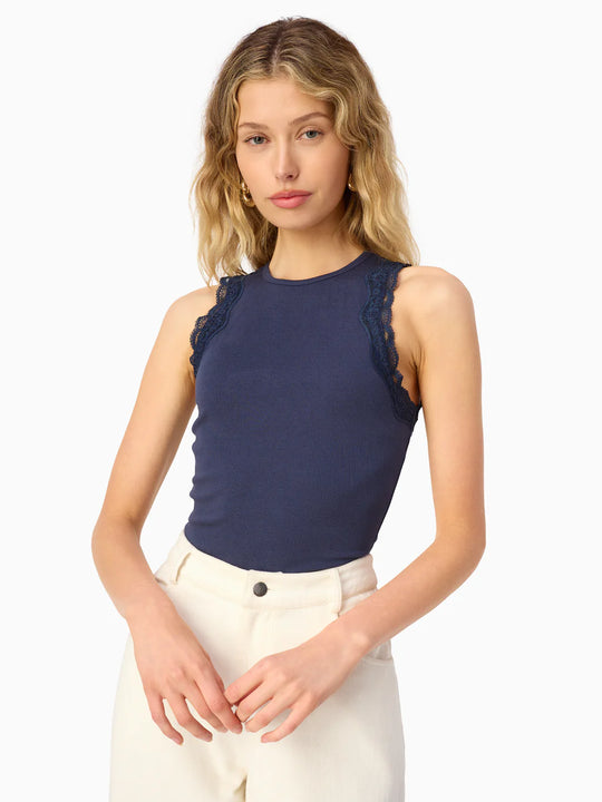 Cami NYC Rian Rib Knit Tank Harbor