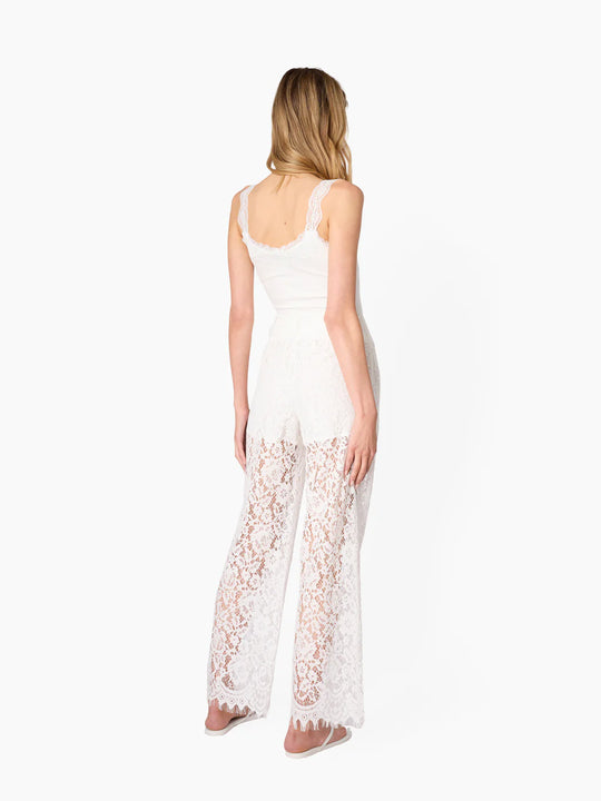 Cami NYC Lani Rib Knit Tank White