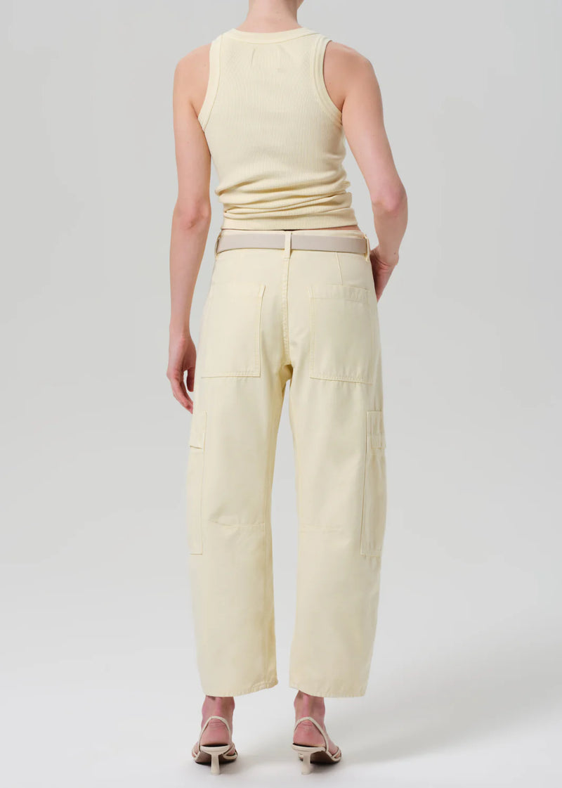 Citizens of Humanity Marcelle Low Slung Cargo In Sateen Napoli