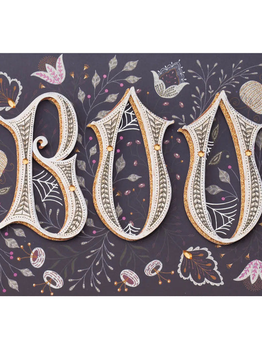 Design Design Boo Jeweled Hallow Card