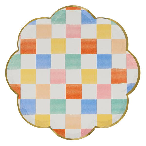 Meri Meri Colourful Pattern Dinner Plates