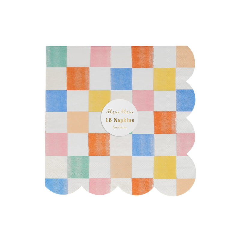 Meri Meri Colourful Pattern Large Napkins